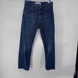 Levi's 514 Straight Fit‎ Boys Jeans - Dark Wash Denim